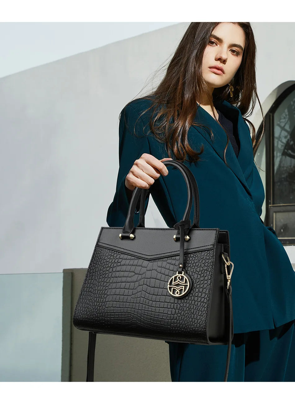 Slouchy Leather Shoulder Bag for Women