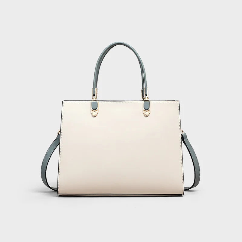 Oversized Leather Messenger Bag for Women