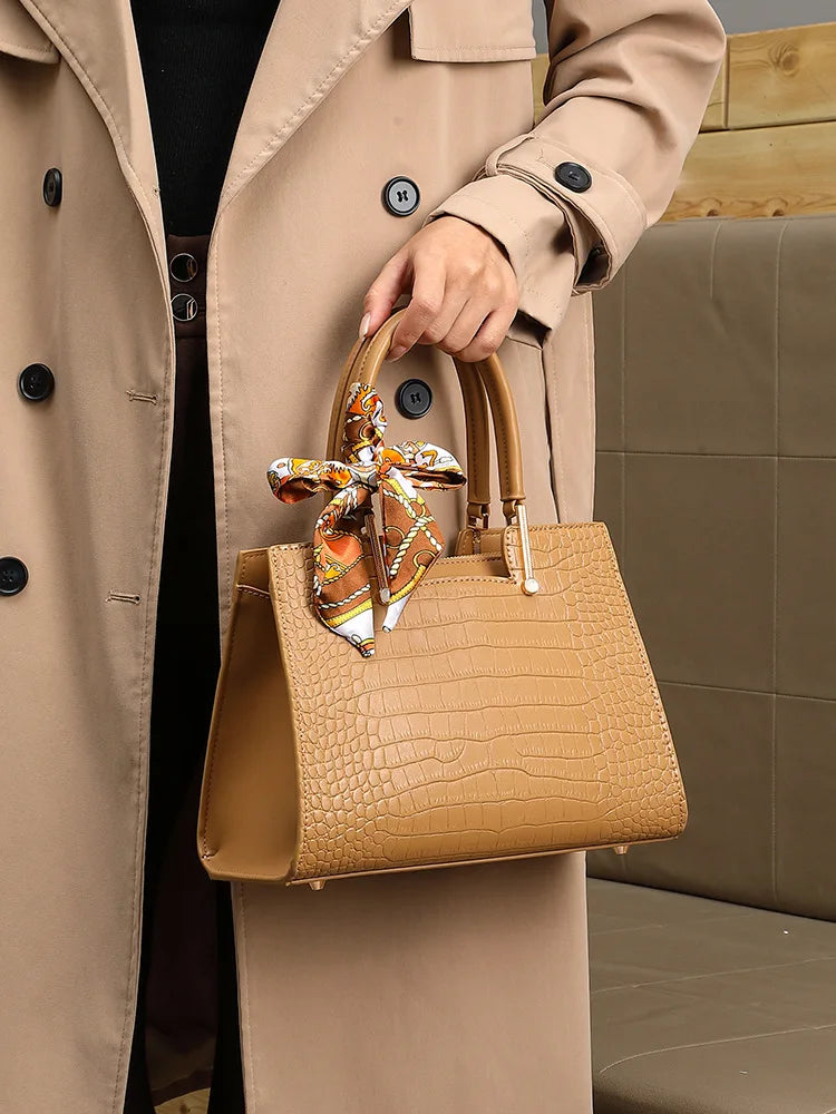 Vegan Leather Tote Bag for Women