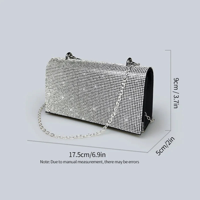 Rhinestone Evening Clutch Bag