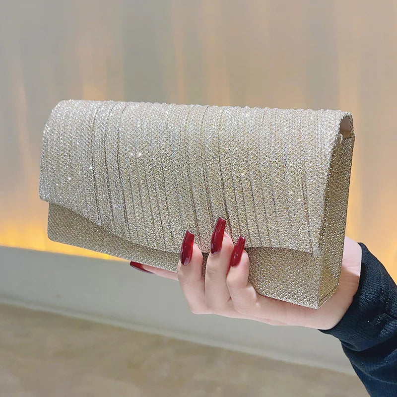 Metallic Sling Bag for Women