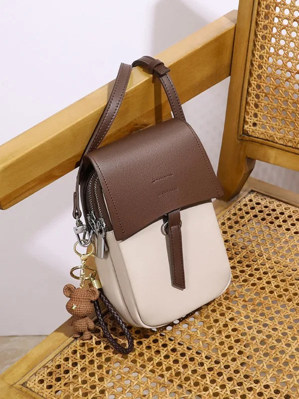 Small Leather Crossbody Bag for Women