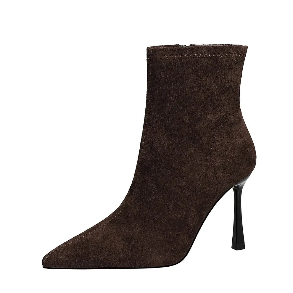 Pointed-Toe Ankle Booties for Women