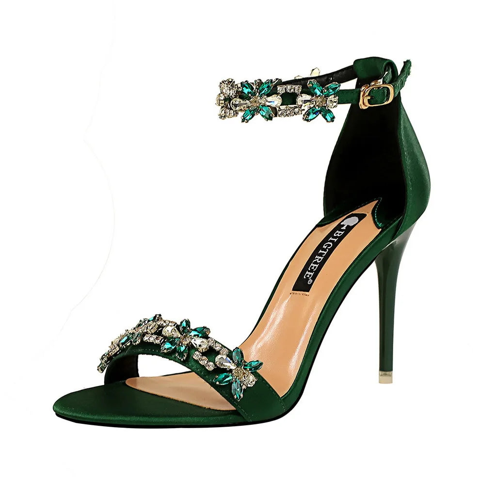 Open-Toe Stiletto Heels for Women