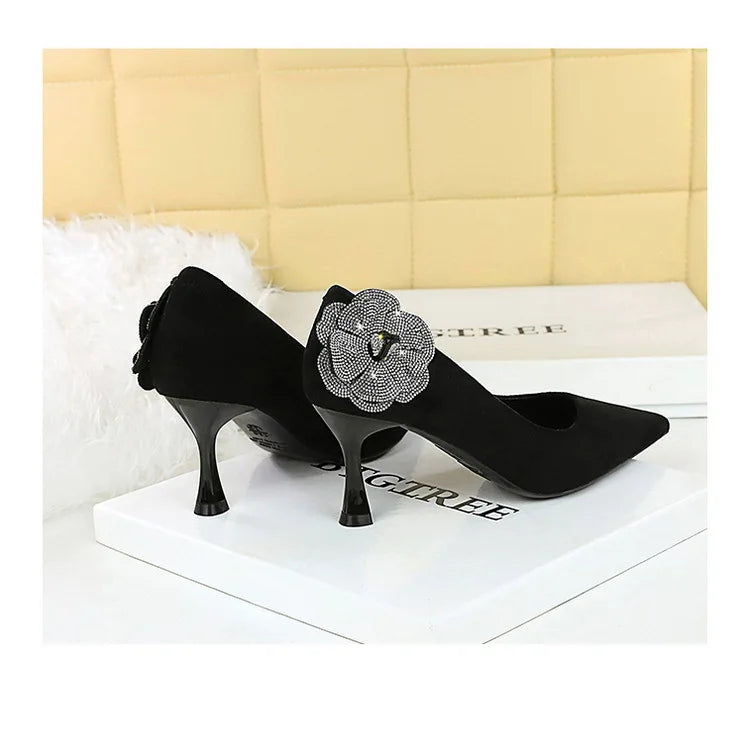 Elegant Closed-Toe Stiletto Heels