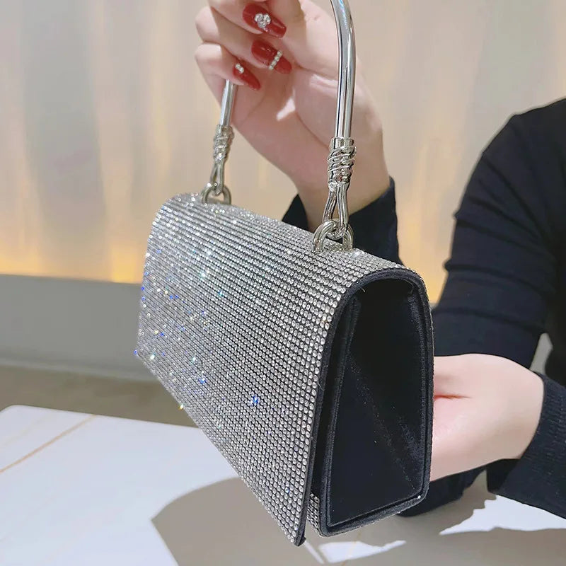 Rhinestone Evening Clutch Bag