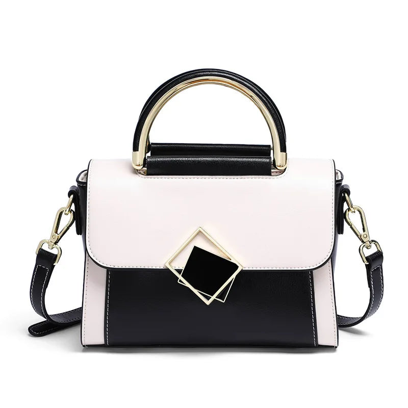 Cowhide Leather Shoulder Bag for Women