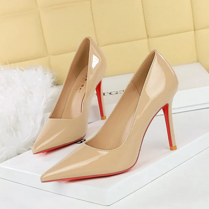 Sequin Pointed-Toe Heels for Women