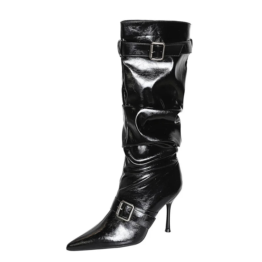 Block-Heel Knee-High Boots for Women