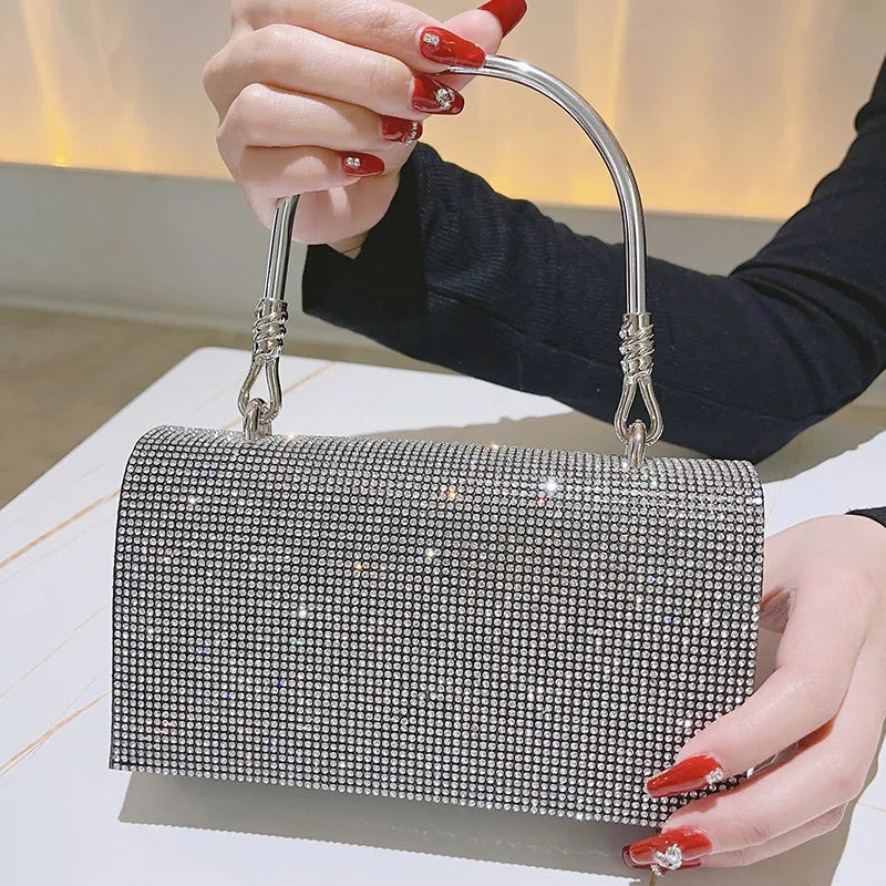 Rhinestone Evening Clutch Bag
