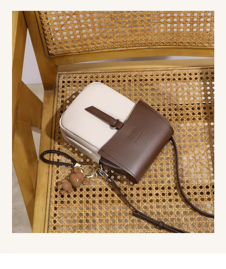 Small Leather Crossbody Bag for Women