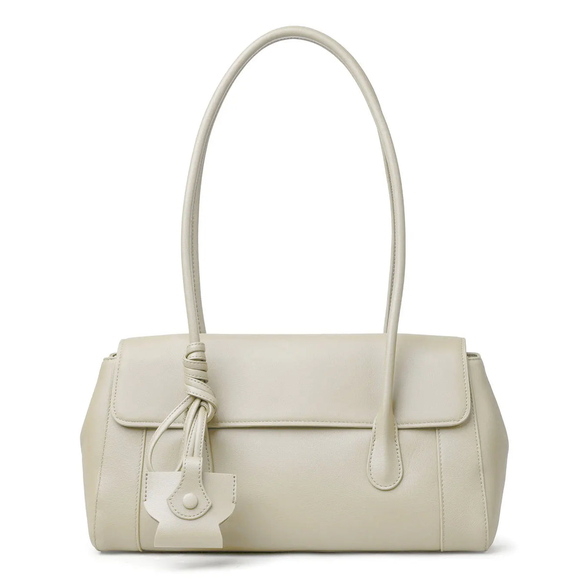 Tassel Leather Barrel Bag for Women