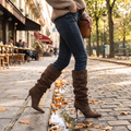 Wide-Calf Thigh-High Boots for Women
