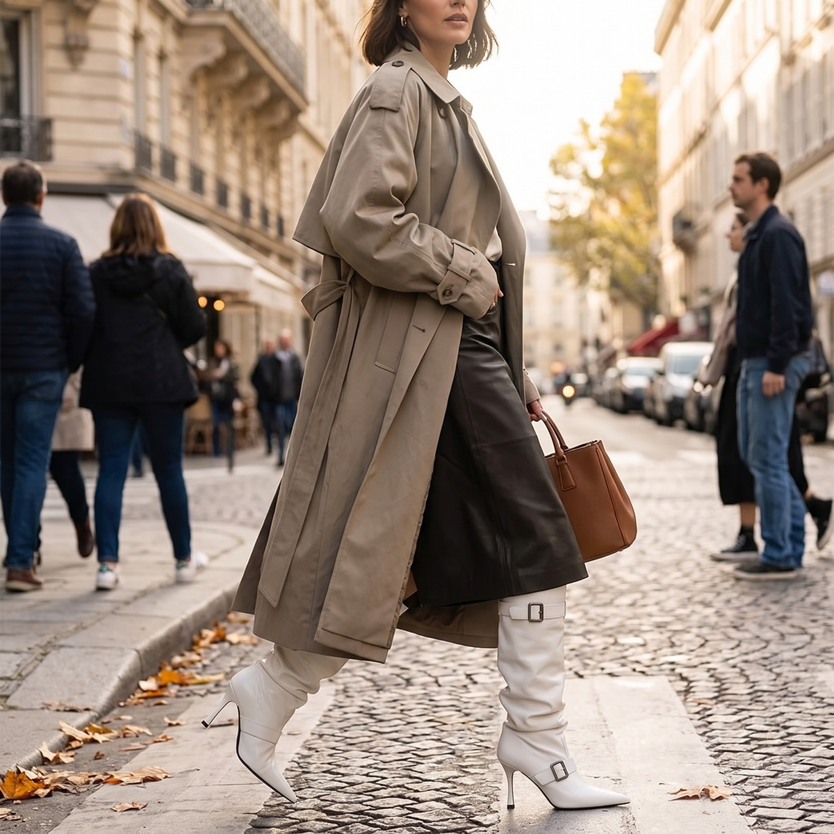 Block-Heel Knee-High Boots for Women